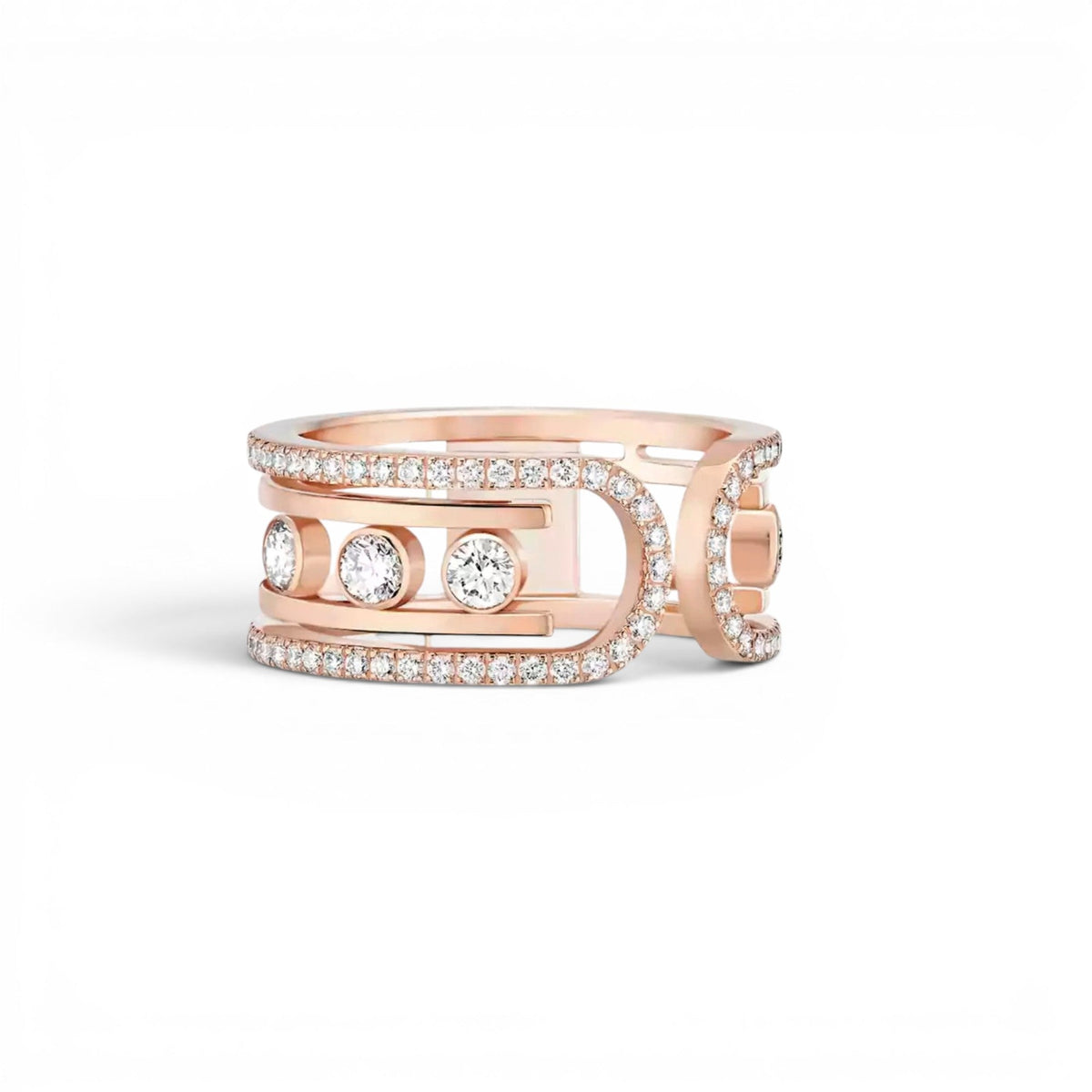 MSK Move 10TH Ring Rose Gold