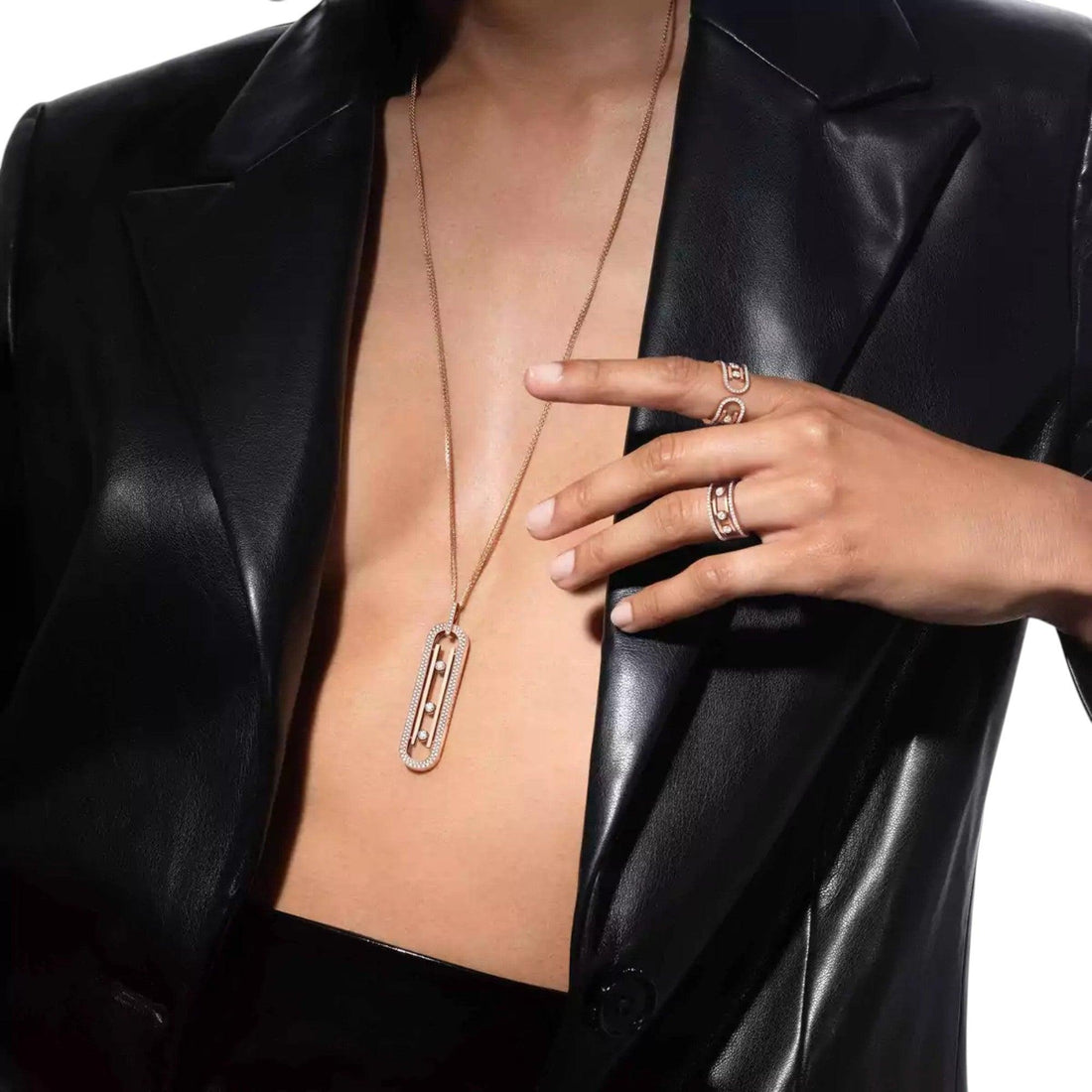MSK Move 10TH Ring Rose Gold