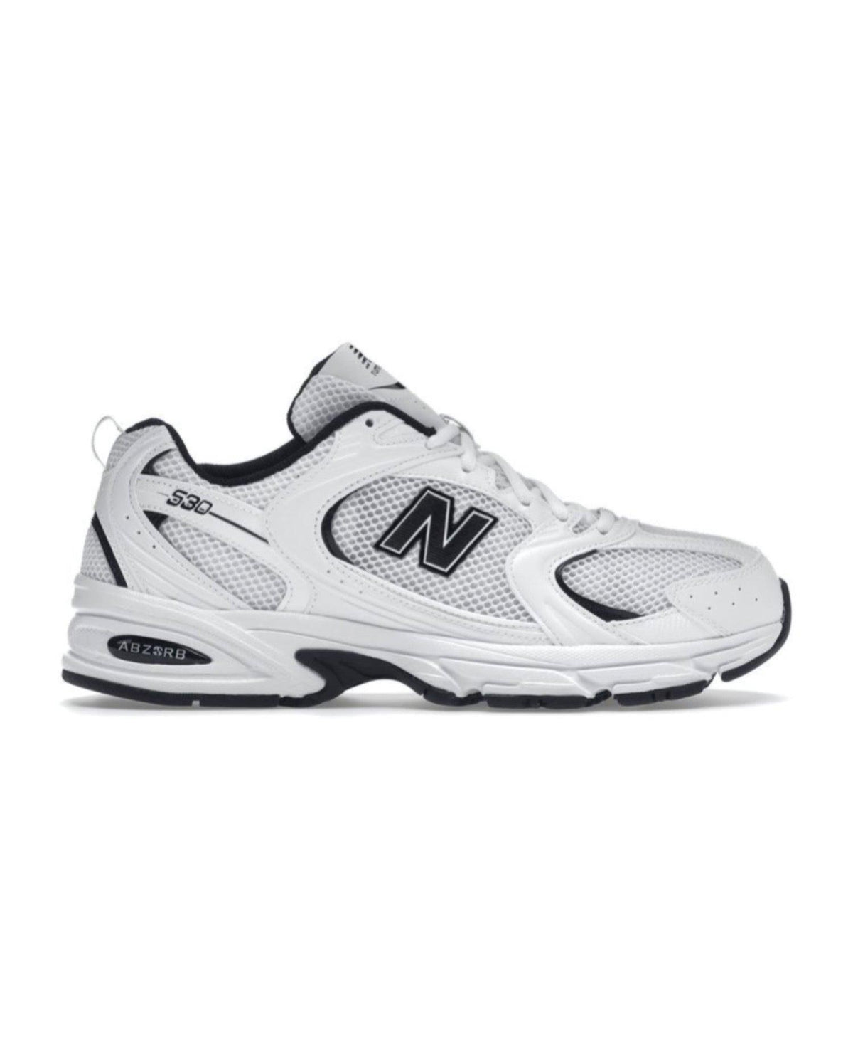 NB 530 White Black Details