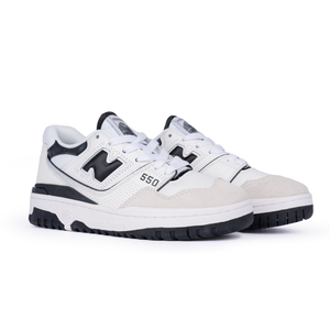 NB 550 White Navy