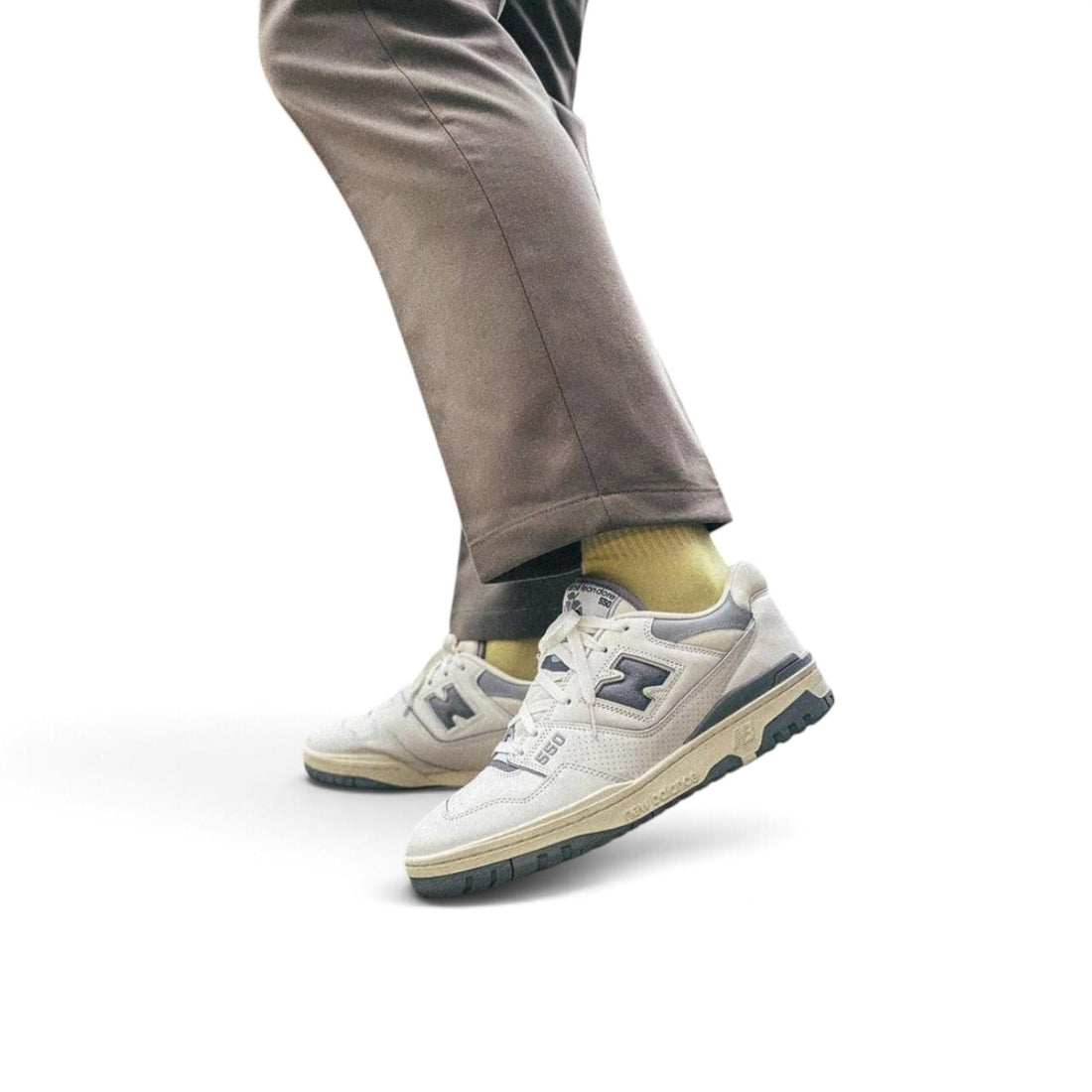 NB 550 Aime Leon Dore White Grey